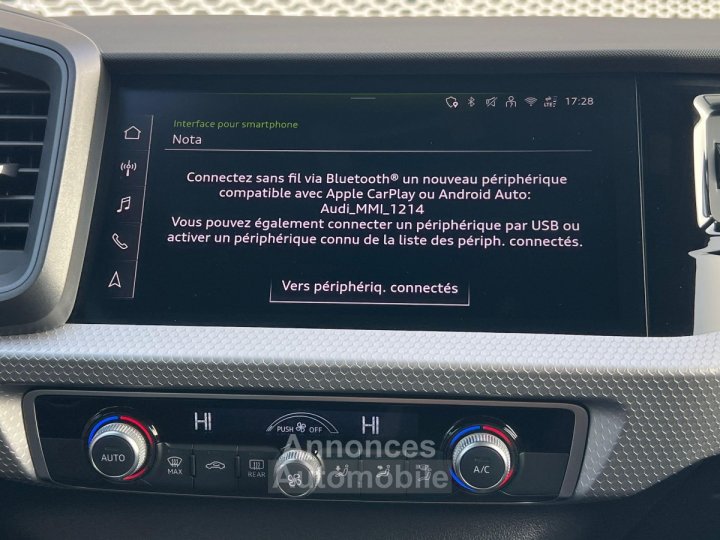 Audi A1 Sportback 30 TFSI 116 ch S tronic 7 S Line Plus - 12