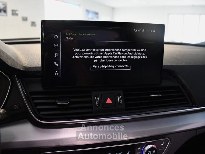 Audi Q5 S-Line 40 TDI 204 Quattro S-Tronic GPS Virtual ACC Offroad Bang Olufsen TO Hayon Lane Lumi&egrave;re D&rsquo;Ambiance JA 20 - 23