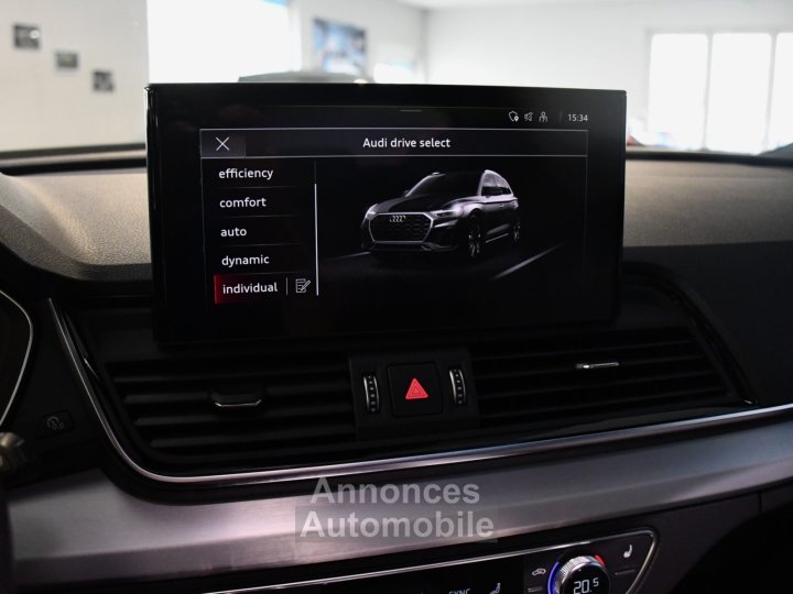 Audi Q5 S-Line 40 TDI 204 Quattro S-Tronic GPS Virtual ACC Offroad Bang Olufsen TO Hayon Lane Lumi&egrave;re D&rsquo;Ambiance JA 20 - 24