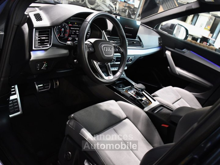 Audi Q5 S-Line 40 TDI 204 Quattro S-Tronic GPS Virtual ACC Offroad Bang Olufsen TO Hayon Lane Lumi&egrave;re D&rsquo;Ambiance JA 20 - 26