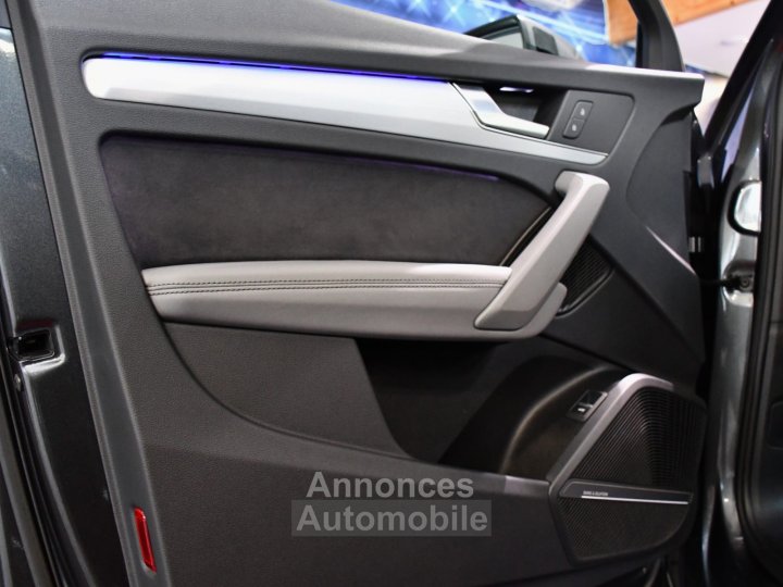 Audi Q5 S-Line 40 TDI 204 Quattro S-Tronic GPS Virtual ACC Offroad Bang Olufsen TO Hayon Lane Lumi&egrave;re D&rsquo;Ambiance JA 20 - 27