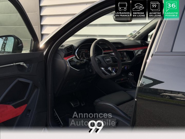 Audi RS Q3 Sportback RSQ3 SPORTBACK 400CH 25 TFSI IMMAT FRANCE ECHAPPEMENT SPORT LIVRAISON REPRISE FINANCEMENT CRY - 13