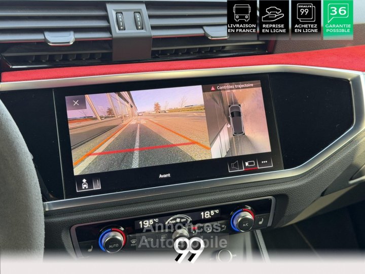 Audi RS Q3 Sportback RSQ3 SPORTBACK 400CH 25 TFSI IMMAT FRANCE ECHAPPEMENT SPORT LIVRAISON REPRISE FINANCEMENT CRY - 16