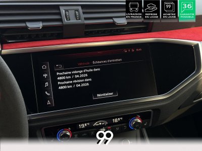 Audi RS Q3 Sportback RSQ3 SPORTBACK 400CH 25 TFSI IMMAT FRANCE ECHAPPEMENT SPORT LIVRAISON REPRISE FINANCEMENT CRY   - 19