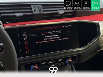 Audi RS Q3 Sportback RSQ3 SPORTBACK 400CH 25 TFSI IMMAT FRANCE ECHAPPEMENT SPORT LIVRAISON REPRISE FINANCEMENT CRY   - 20