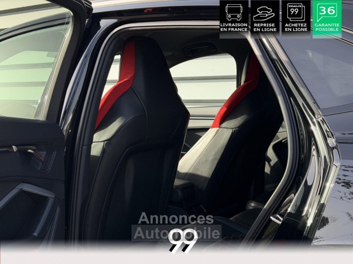 Audi RS Q3 Sportback RSQ3 SPORTBACK 400CH 25 TFSI IMMAT FRANCE ECHAPPEMENT SPORT LIVRAISON REPRISE FINANCEMENT CRY - 25