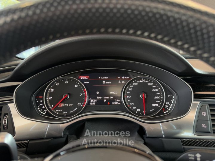 Audi A6 RS6 Avant Quattro 40i V8 TFSI - 560 - BVA Tiptronic RS6 AVANT 2013 BREAK  PHASE 2 - 22