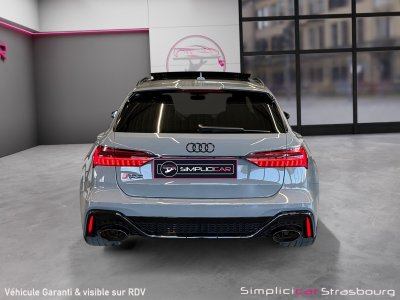 Audi RS6 AVANT V8 40 TFSI 600 Tiptronic 8 Quattro SUIVI - LASER - FREINS CERAMIQUE - CAM360 3D - TOIT OUVRANT - KEYLESS GO - PACK ASSIST   - 7