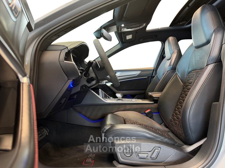 Audi RS6 AVANT V8 40 TFSI 600 Tiptronic 8 Quattro SUIVI - LASER - FREINS CERAMIQUE - CAM360 3D - TOIT OUVRANT - KEYLESS GO - PACK ASSIST - 10