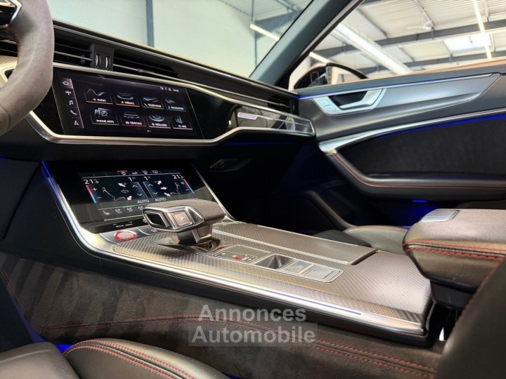 Audi RS6 AVANT V8 40 TFSI 600 Tiptronic 8 Quattro SUIVI - LASER - FREINS CERAMIQUE - CAM360 3D - TOIT OUVRANT - KEYLESS GO - PACK ASSIST - 12