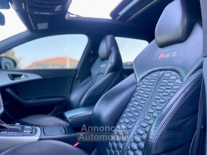 Audi RS6 avant 40 tfsi 560ch quattro tiptronic 8 freins c&eacute;ramiques demi ligne miltek garantie 12 mois - 13