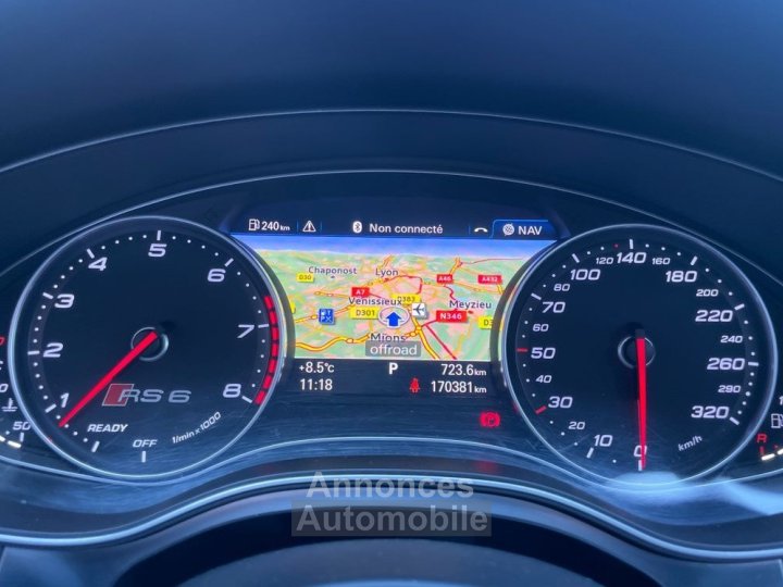 Audi RS6 avant 40 tfsi 560ch quattro tiptronic 8 freins c&eacute;ramiques demi ligne miltek garantie 12 mois - 18
