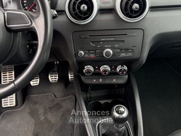 Audi A1 12 TFSI SLINE 86CV FAIBLE KM ENTRETENU - 10