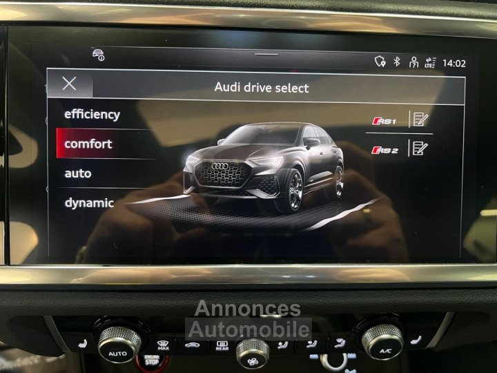 Audi RS Q3 Sportback RSQ3 Sportback Quattro 25 TFSI 400ch - 1&deg;main - Origine Monaco - Edition 10 ans (10 years) - 20