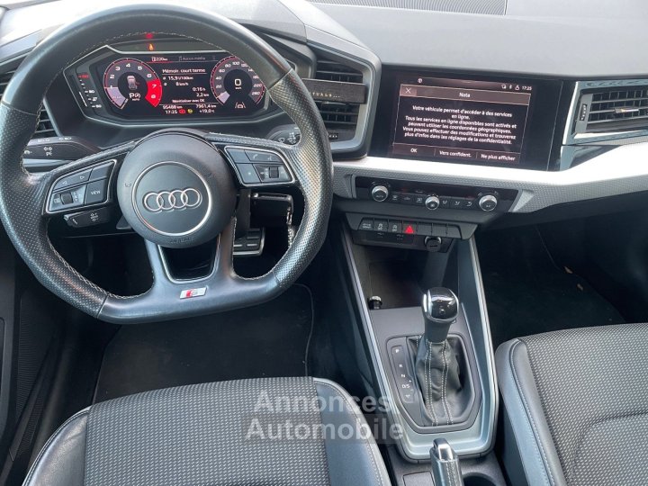 Audi A1 Sportback 30 TFSI 110 ch S tronic 7 S Line Garantie 12 mois - 12