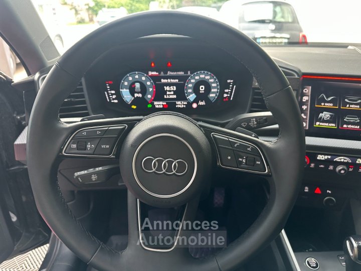 Audi A1 Sportback ADVANCED 116 ch 30 TFSi S tronic 7 - Apple CarPlay / Android Auto - 7