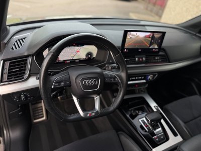 Audi Q5 Sportback 399/mois GARANTIE 6 ANS 4X4 40 TDI 204ch QUATTRO S TRONIC 7 S LINE Camera COCKPIT M&eacute;plat BANG OLUFSEN FullLED 1&egrave;re MAIN Origine fran&ccedil;aise   - 11