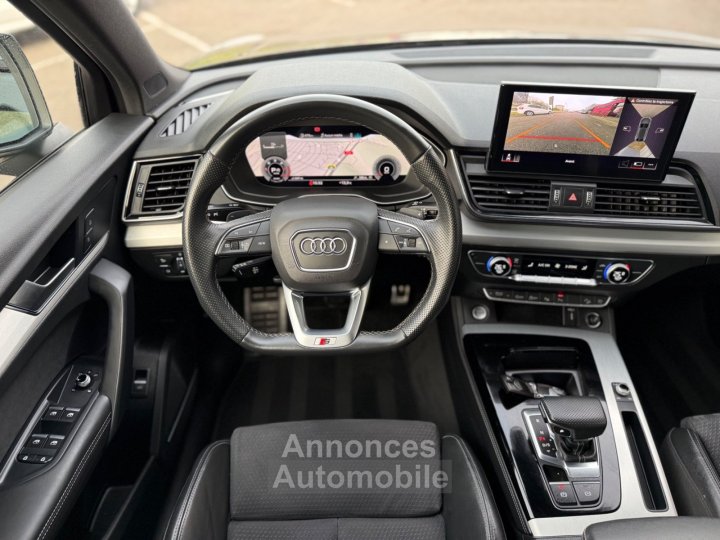 Audi Q5 Sportback 399/mois GARANTIE 6 ANS 4X4 40 TDI 204ch QUATTRO S TRONIC 7 S LINE Camera COCKPIT M&eacute;plat BANG OLUFSEN FullLED 1&egrave;re MAIN Origine fran&ccedil;aise - 14
