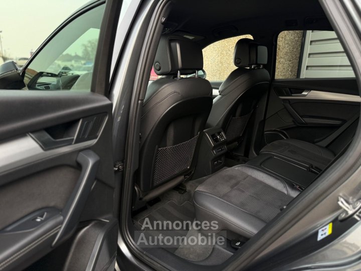 Audi Q5 Sportback 399/mois GARANTIE 6 ANS 4X4 40 TDI 204ch QUATTRO S TRONIC 7 S LINE Camera COCKPIT M&eacute;plat BANG OLUFSEN FullLED 1&egrave;re MAIN Origine fran&ccedil;aise - 19