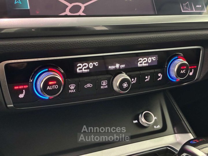 Audi Q3 15TFSI SPORT-1ERPRO-COCKPIT-CARPLAY-CUIR-ATTELAGE - 22