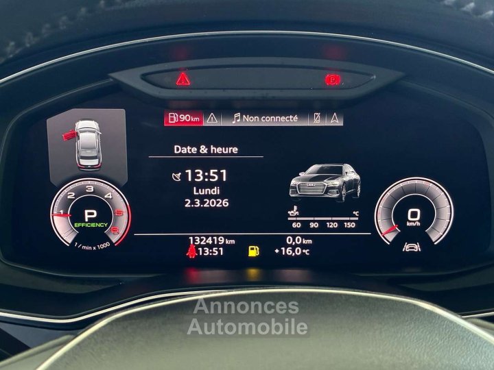 Audi A6 20TDi-COCKPIT-CUIR-CARPLAY-CAMERA360-JANTES18-PDC - 20