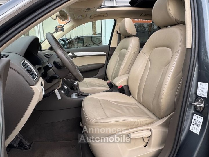 Audi Q3 20 tfsi 210ch ambiente luxe quattro s-tronic bva radar av-ar toit ouvrant bluetooth - 9