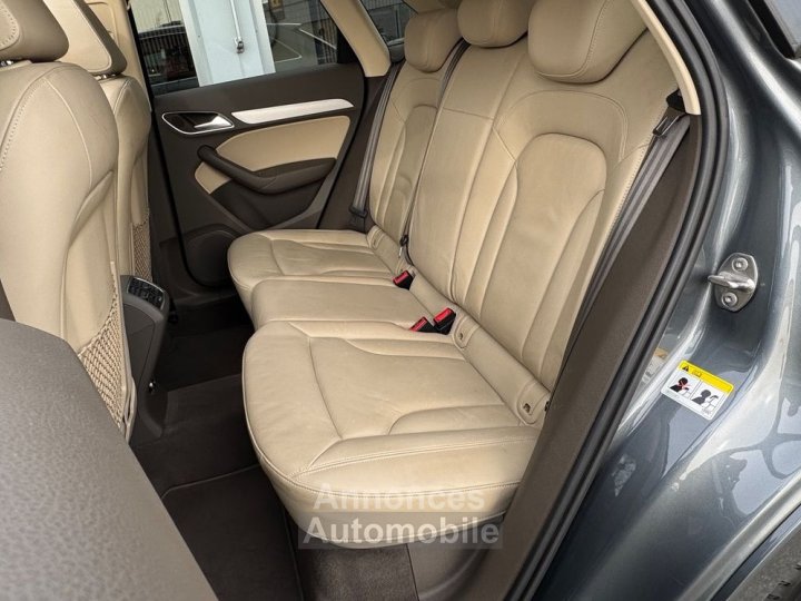 Audi Q3 20 tfsi 210ch ambiente luxe quattro s-tronic bva radar av-ar toit ouvrant bluetooth - 10