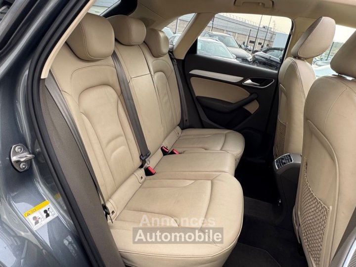 Audi Q3 20 tfsi 210ch ambiente luxe quattro s-tronic bva radar av-ar toit ouvrant bluetooth - 11