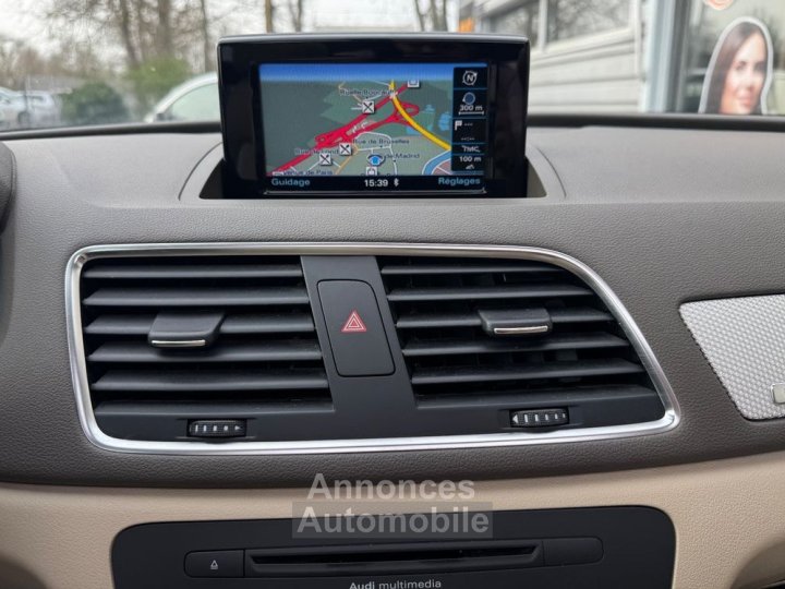 Audi Q3 20 tfsi 210ch ambiente luxe quattro s-tronic bva radar av-ar toit ouvrant bluetooth - 14