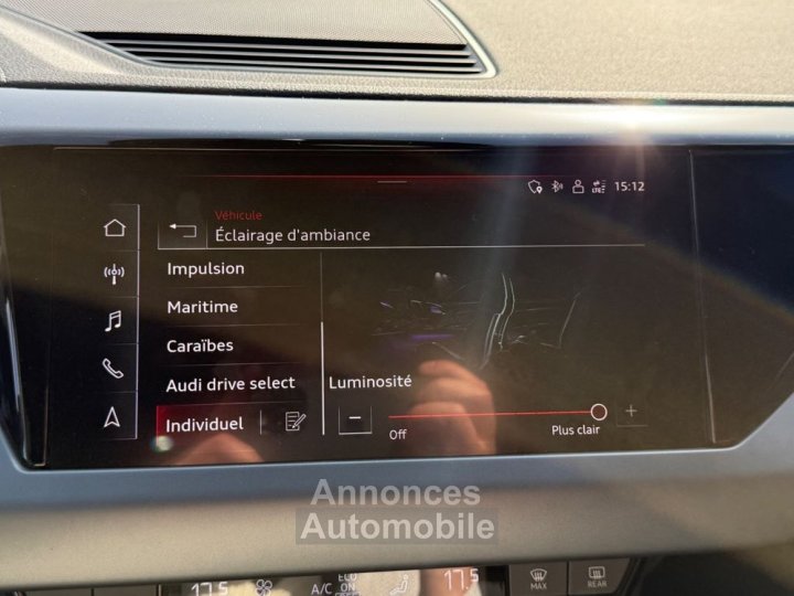 Audi e-tron GT electric 475 ch 93 kwh quattro gris suzuka - 23