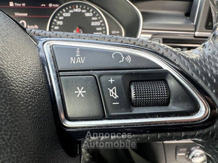 Audi A6 avant 3l tdi v6 245ch s-line quattro toit ouvrant panoramique + radars av-ar origine france - 24