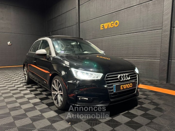 Audi A1 Sportback 14 tfsi 125 ch stronic 7 ambition luxe ja 17 cuir toit ouvrant feux led garantie 6 mois - 16