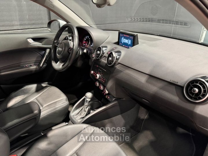 Audi A1 Sportback 14 tfsi 125 ch stronic 7 ambition luxe ja 17 cuir toit ouvrant feux led garantie 6 mois - 28