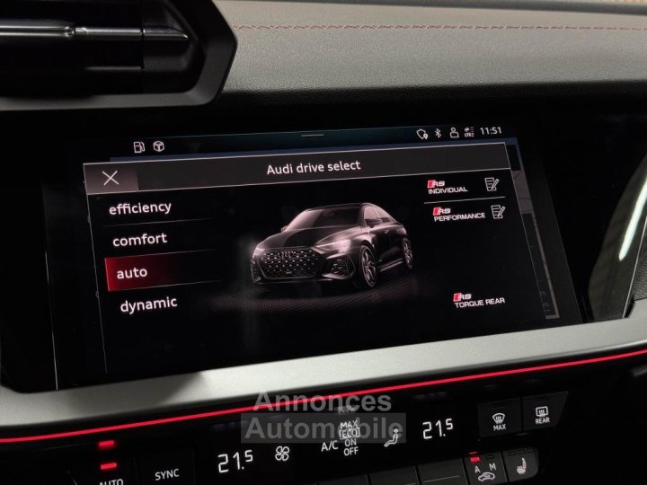 Audi RS3 8Y Berline 25 TFSI 400 CH BVA S-tronic - Immat France - 26