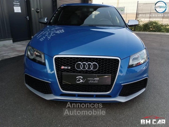 Audi RS3 SPORTBACK 25 TFSI 340CV QUATTRO S-TRONIC Si&egrave;ges F1 Bleu Sprint Echappement Clapets - 8