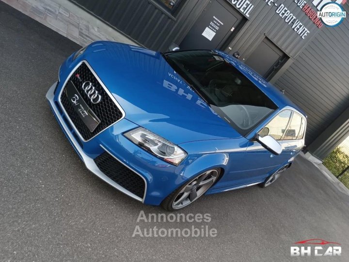 Audi RS3 SPORTBACK 25 TFSI 340CV QUATTRO S-TRONIC Si&egrave;ges F1 Bleu Sprint Echappement Clapets - 9