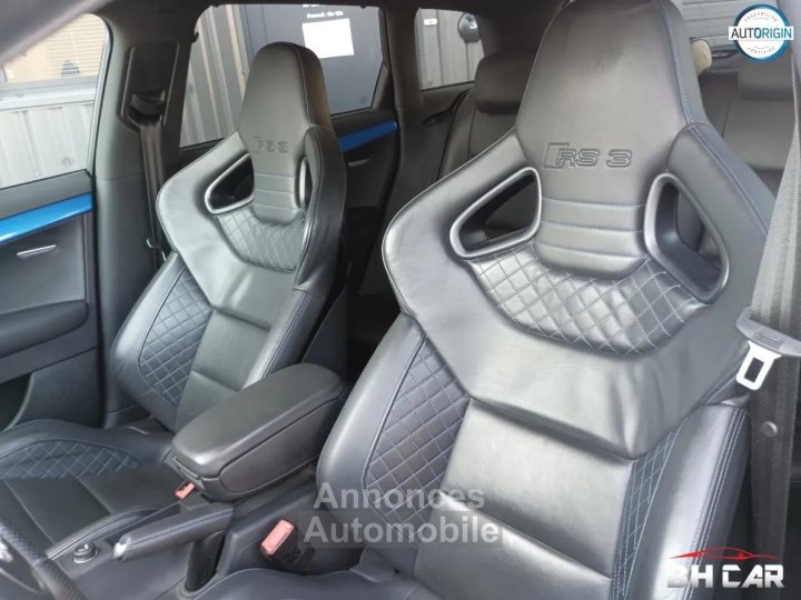 Audi RS3 SPORTBACK 25 TFSI 340CV QUATTRO S-TRONIC Si&egrave;ges F1 Bleu Sprint Echappement Clapets - 17