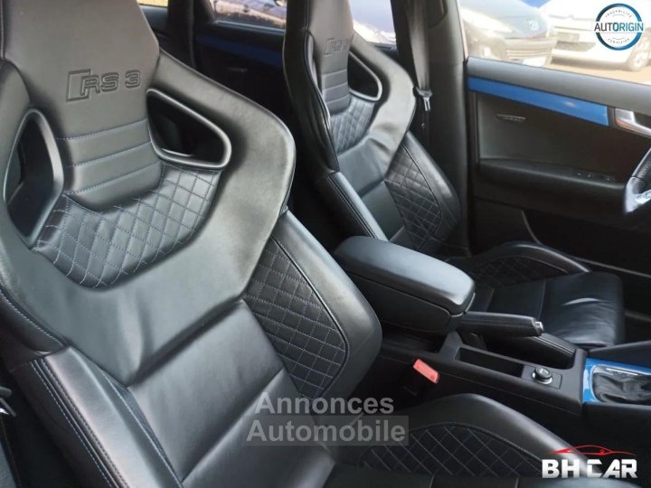 Audi RS3 SPORTBACK 25 TFSI 340CV QUATTRO S-TRONIC Si&egrave;ges F1 Bleu Sprint Echappement Clapets - 20