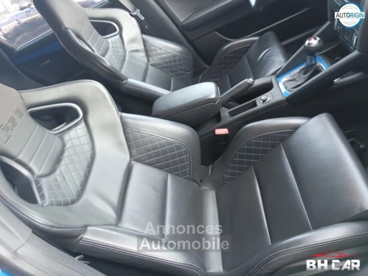 Audi RS3 SPORTBACK 25 TFSI 340CV QUATTRO S-TRONIC Si&egrave;ges F1 Bleu Sprint Echappement Clapets - 21