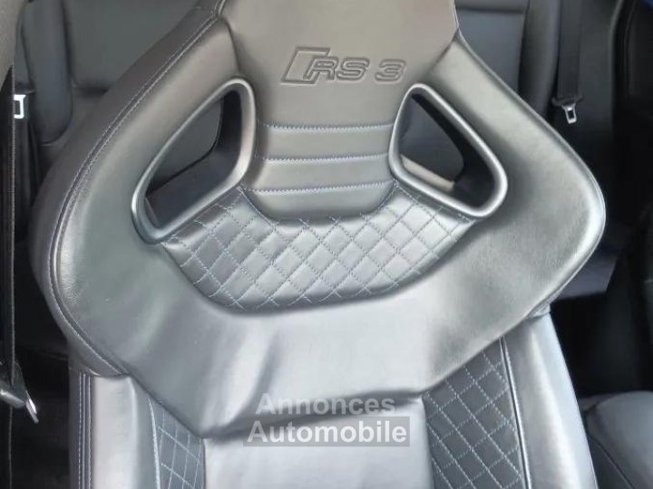 Audi RS3 SPORTBACK 25 TFSI 340CV QUATTRO S-TRONIC Si&egrave;ges F1 Bleu Sprint Echappement Clapets - 22