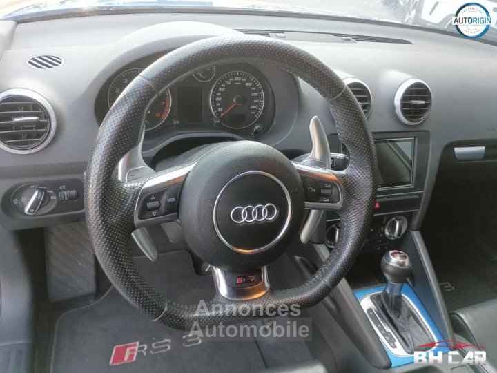 Audi RS3 SPORTBACK 25 TFSI 340CV QUATTRO S-TRONIC Si&egrave;ges F1 Bleu Sprint Echappement Clapets - 34