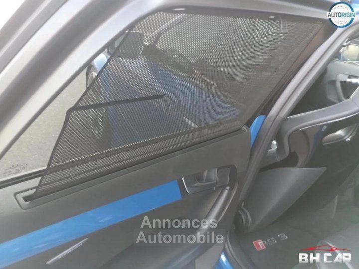 Audi RS3 SPORTBACK 25 TFSI 340CV QUATTRO S-TRONIC Si&egrave;ges F1 Bleu Sprint Echappement Clapets - 37