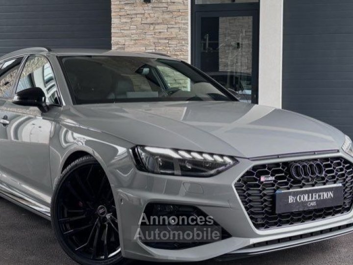 Audi RS4 V6 BITURBO 450 cv | GRIS NARDO B&O CAM&Eacute;RA 360 FAIBLE KILOM&Eacute;TRAGE - 1