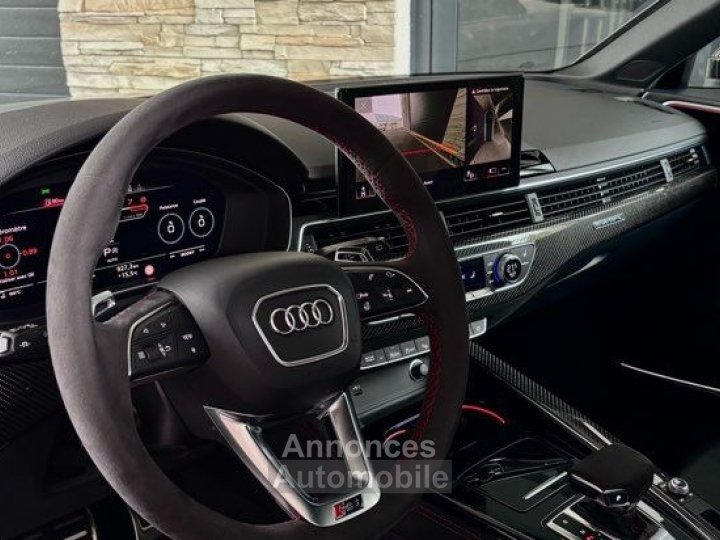 Audi RS4 V6 BITURBO 450 cv | GRIS NARDO B&O CAM&Eacute;RA 360 FAIBLE KILOM&Eacute;TRAGE - 5