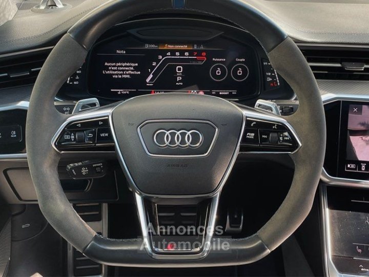 Audi RS6 AVANT | V8 40 TFSI BITURBO 600 ch| 360 PACK RS CARBONE NIGHT VISION - 10