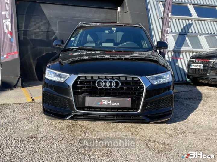Audi Q3 20 TDI 150 S-TRONIC S-LINE - Cuir alcantara chauffants - Phares LED - Suivi complet - 3