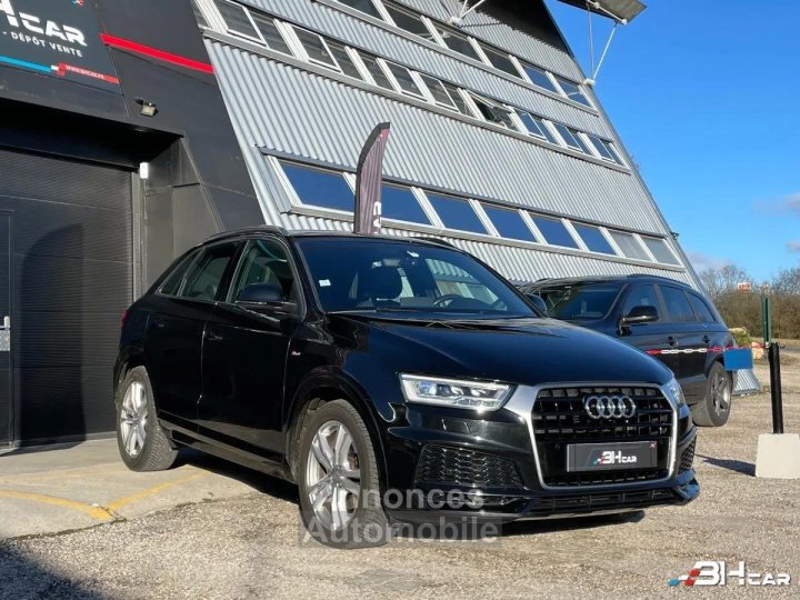 Audi Q3 20 TDI 150 S-TRONIC S-LINE - Cuir alcantara chauffants - Phares LED - Suivi complet - 4