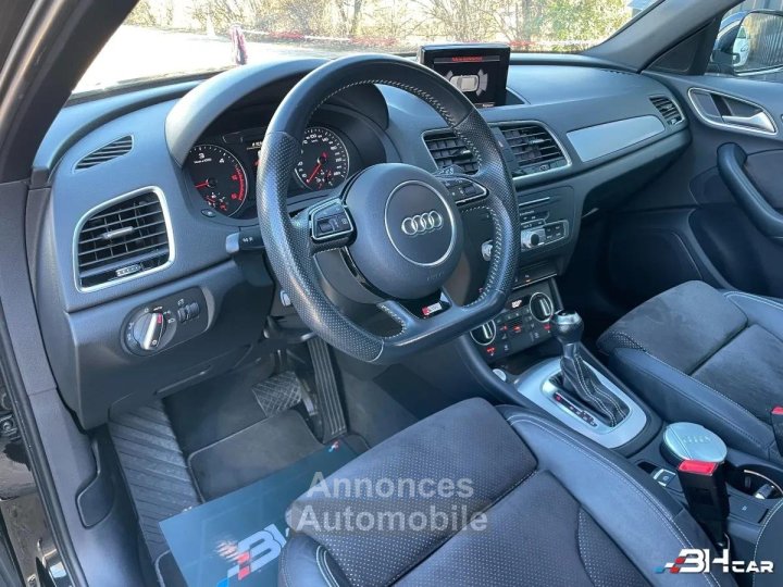Audi Q3 20 TDI 150 S-TRONIC S-LINE - Cuir alcantara chauffants - Phares LED - Suivi complet - 10