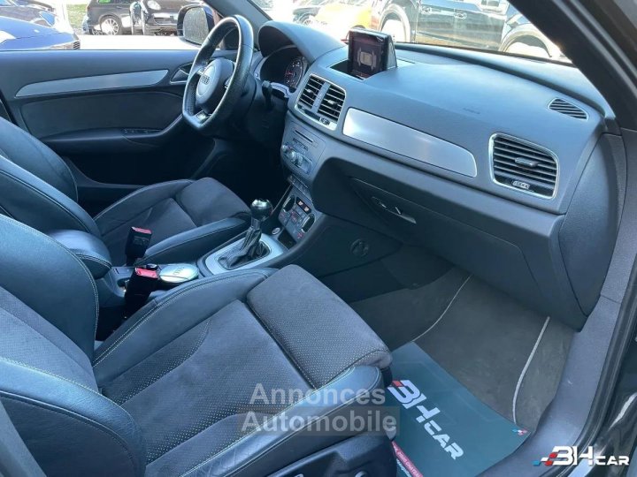 Audi Q3 20 TDI 150 S-TRONIC S-LINE - Cuir alcantara chauffants - Phares LED - Suivi complet - 18