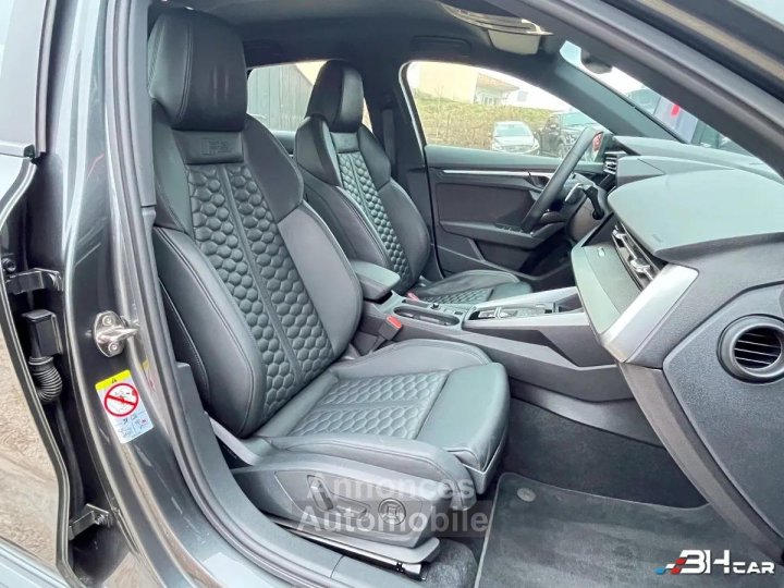 Audi RS3 SPORTBACK 25 TFSI 400 QUATTRO - Origine France - Entretien - 2 &egrave;me main - Cam&eacute;ra - 19